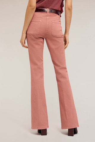 Pantalón flare - Rojo