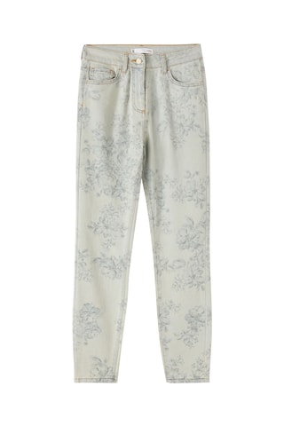 Vaquero skinny fit de tiro alto - Azul claro
