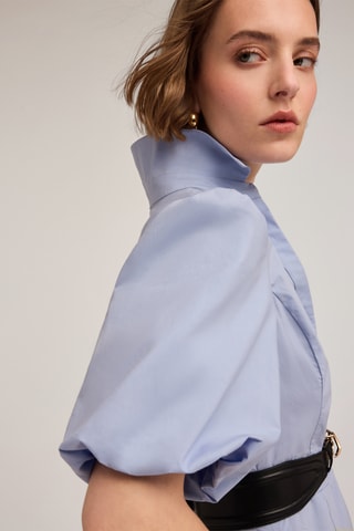 Vestido camisero - Azul