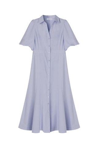 Vestido camisero - Azul