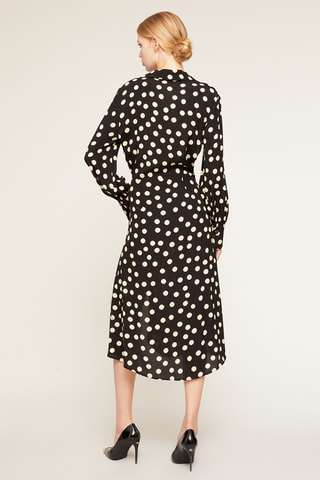 Vestido cruzado - Negro