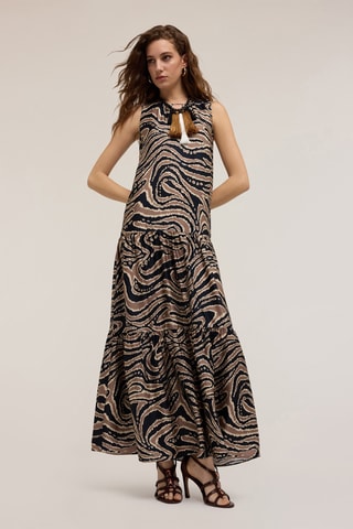 Vestido largo - Beige