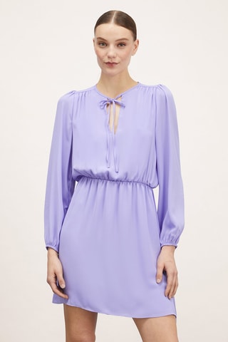 Vestido recto - Violeta
