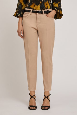 Pantalón carrot - Beige