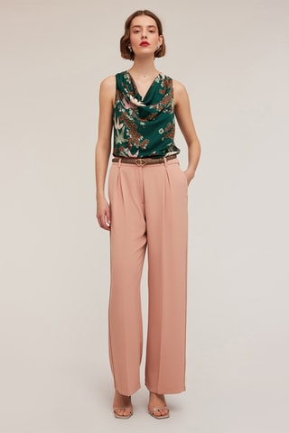 Pantalón palazzo - Rojo