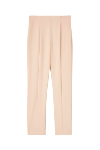 Pantalón skinny fit de tiro alto - Rosa