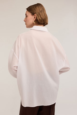 Camisa oversize - Blanco