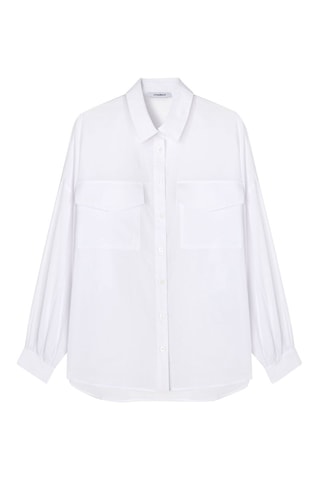 Camisa oversize - Blanco