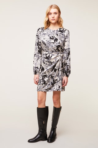 Vestido recto - Negro