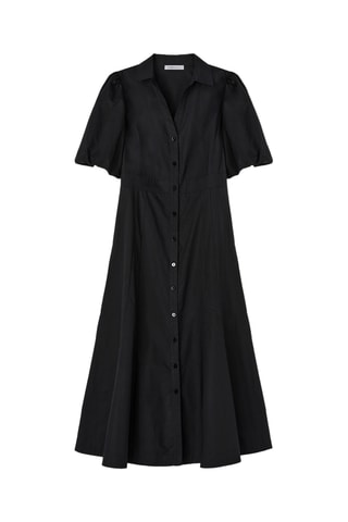 Vestido camisero - Negro