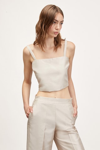 Crop top - Beige