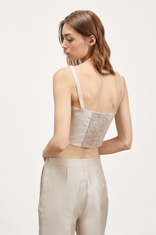 Crop top - Beige