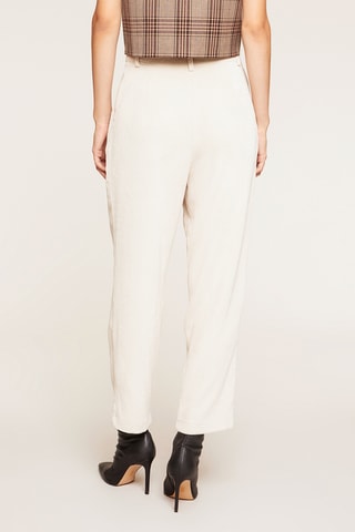 Pantalón de terciopelo - Blanco