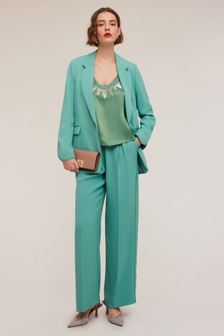 Pantalón palazzo - Verde