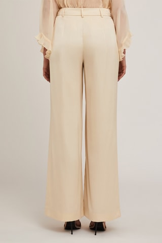 Pantalón palazzo - Beige
