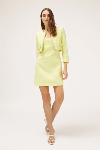 Bolero de tweed - Amarillo