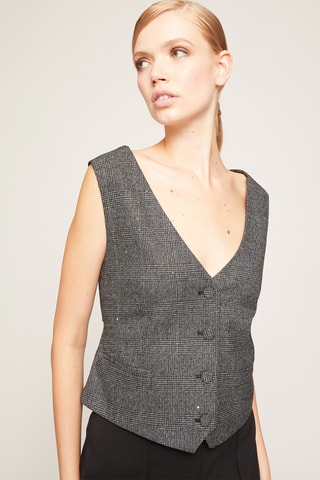 Chaleco de traje - Gris