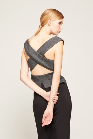 Chaleco de traje - Gris