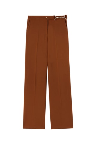 Pantalón palazzo - Beige