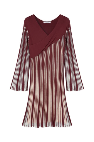 Vestido trapecio - Rojo
