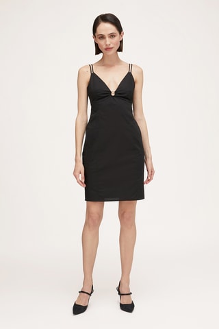 Vestido recto - Negro