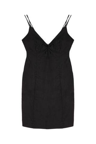 Vestido recto - Negro