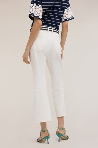 Pantalón flare - Blanco