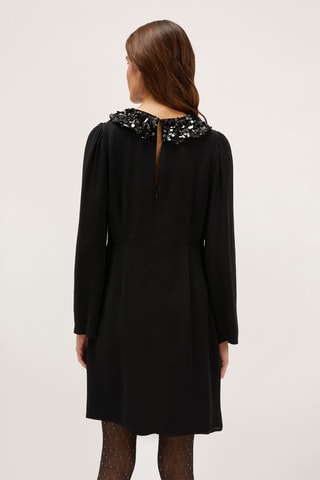 Vestido evasé - Negro