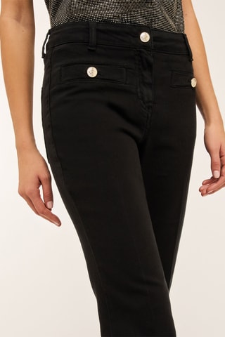 Pantalón flare - Negro