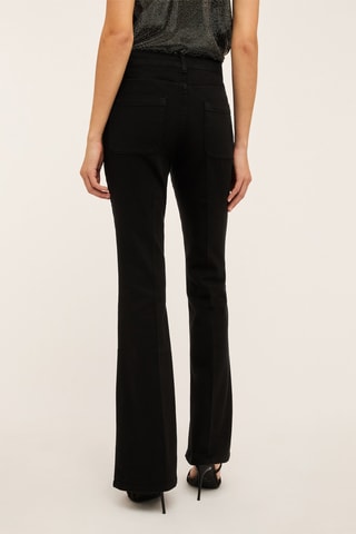 Pantalón flare - Negro