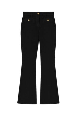 Pantalón flare - Negro