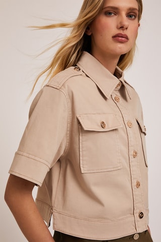 Sobrecamisa - Beige