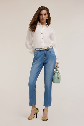 Camisa de lino - Blanco