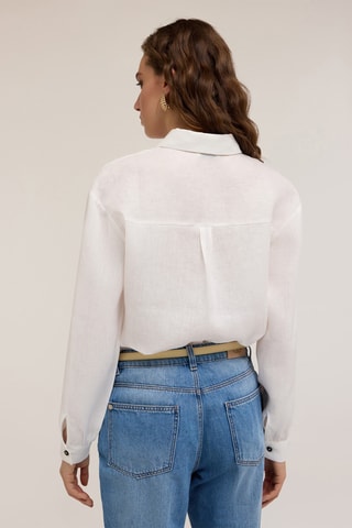 Camisa de lino - Blanco