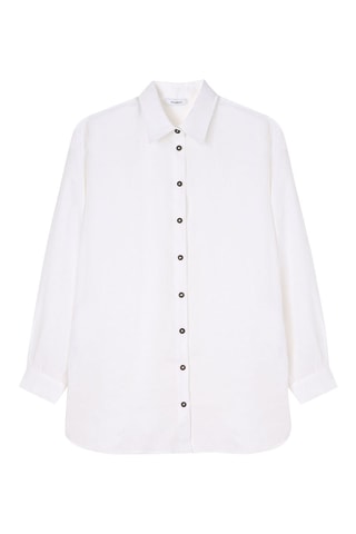 Camisa de lino - Blanco