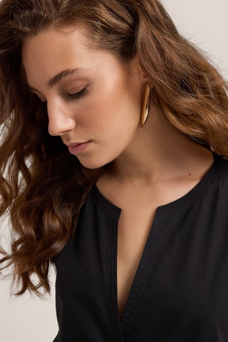 Vestido midi - Negro