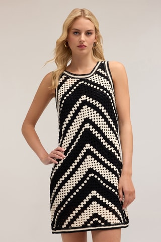 Vestido recto - Blanco
