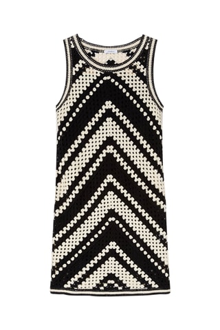 Vestido recto - Blanco