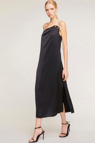 Vestido asimétrico - Negro