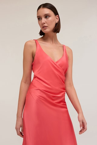 Vestido midi - Rojo