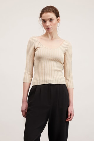 Top slim fit - Beige