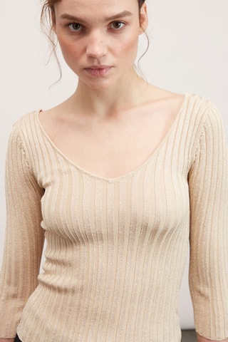 Top slim fit - Beige