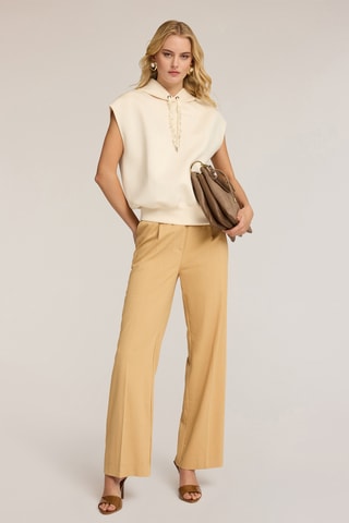 Pantalón palazzo - Beige