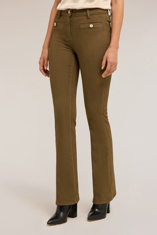 Pantalón flare - Verde