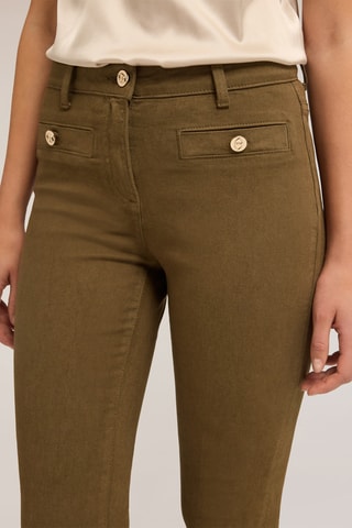 Pantalón flare - Verde