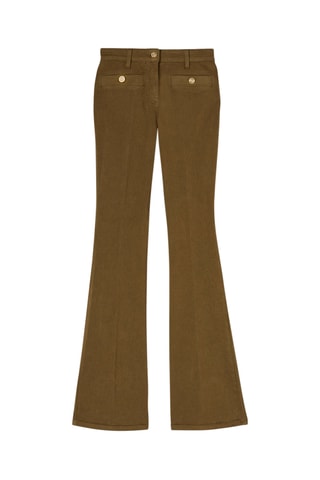 Pantalón flare - Verde