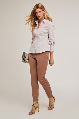 Pantalón regular fit - Gris