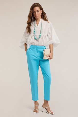 Pantalón regular fit - Azul