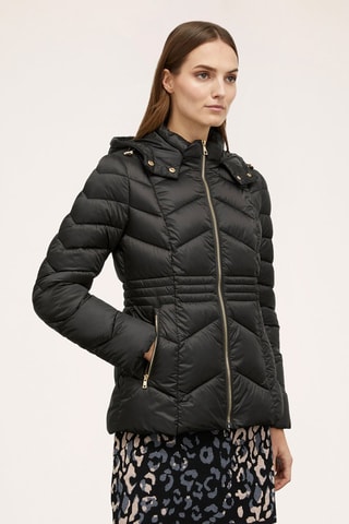 Anorak con capucha - Negro