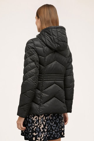 Anorak con capucha - Negro